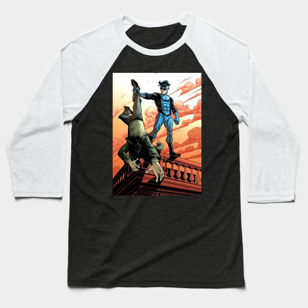 invincible poster Baseball T-Shirt by super villain